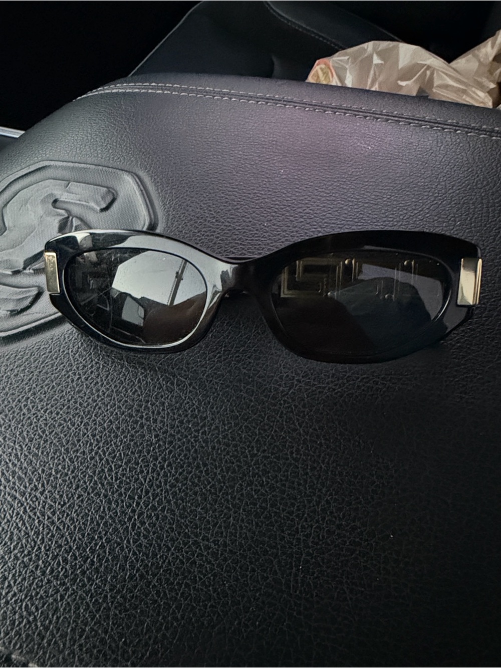 Versace Cat Eye Gold Sunglasses